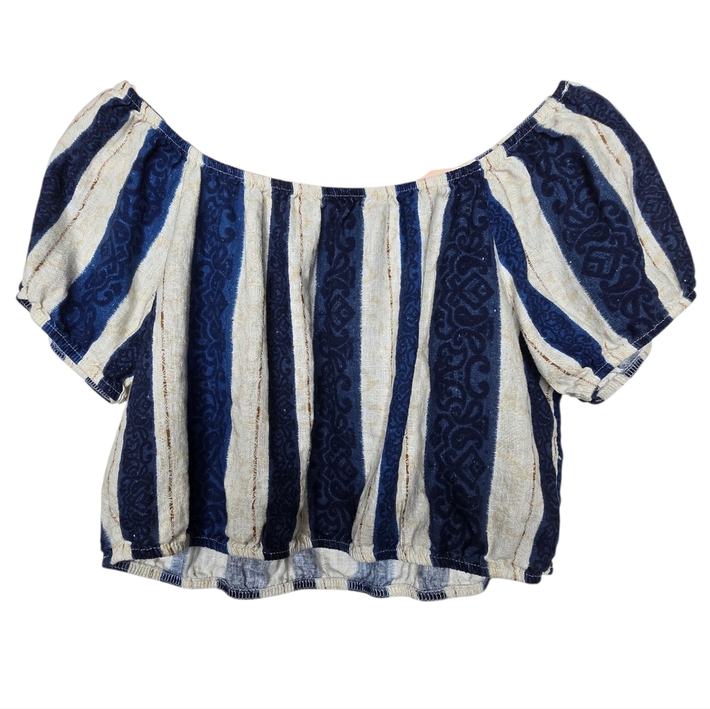 Bellambra Italian linen blend crop
